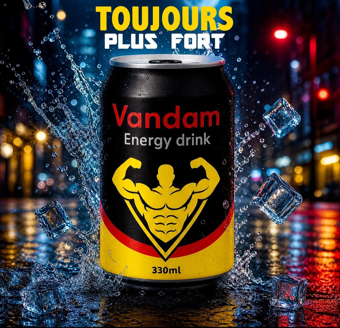 VANDAM CANNETTE ENERGY DRINK