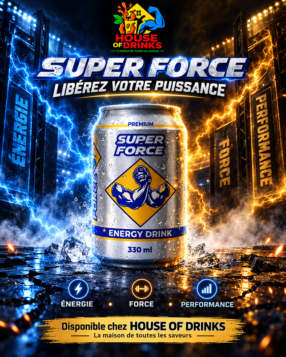 SUPER FORCE CANNETTE ENERGY DRINK